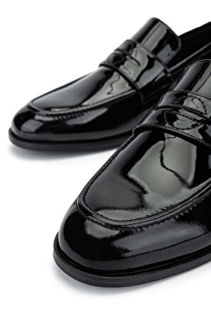 Tamer Tanca Erkek Hakiki Deri Siyah Rugan Makosen Ayakkabı 537 3229 ERK AYK SK23/24 SIYAH RGN