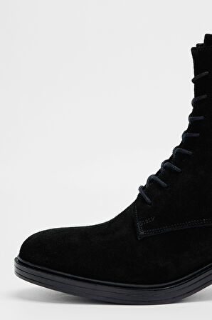 Valmenti Kadın Siyah Süet Deri Casual Bot 312 6660 BN BOT SK23/24