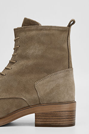 Valmenti Kadın Yeşil Süet Deri Casual Bot 312 6660 BN BOT SK23/24