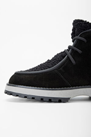 Valmenti Kadın Siyah Süet Hakiki Deri Casual Bot 902 6062 BN BOT SK23/24