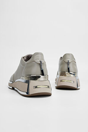 Valmenti Kadın Vizon Hakiki Deri Sneakers & Spor Ayakkabı 1011 6371 BN AYK SK23/24