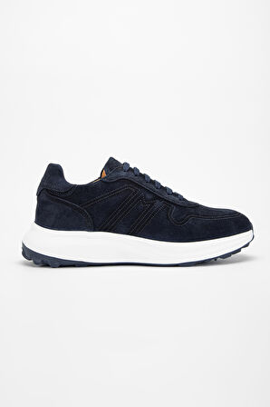 Valmenti AgathoErkek Lacivert Süet Hakiki Deri Sneakers & Spor Ayakkabı 698 1088-1 ERK AYK SK23/24