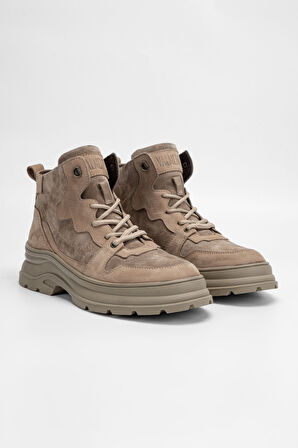 Valmenti Erkek Vizon Nubuk Hakiki Deri Casual Bot 324 833 ERK BOT SK23/24