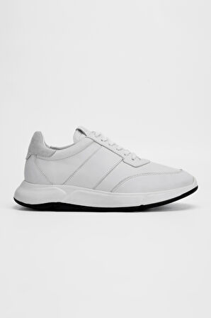 Valmenti Erkek Kırık Beyaz Hakiki Deri Sneakers & Spor Ayakkabı 698 984-9 ERK AYK SK23/24