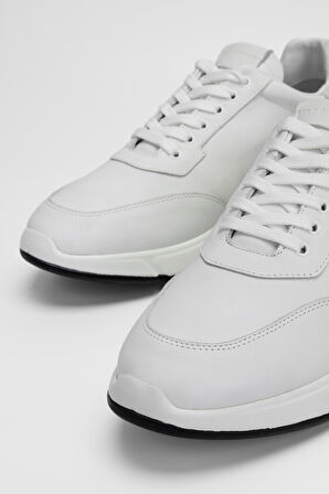 Valmenti Erkek Kırık Beyaz Hakiki Deri Sneakers & Spor Ayakkabı 698 984-9 ERK AYK SK23/24