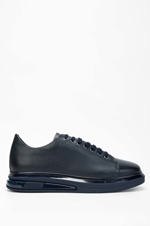 Tamer Tanca Erkek Hakiki Deri Lacivert Sneakers & Spor Ayakkabı 698 1089-5 ERK AYK SK23/24 LACIVERT