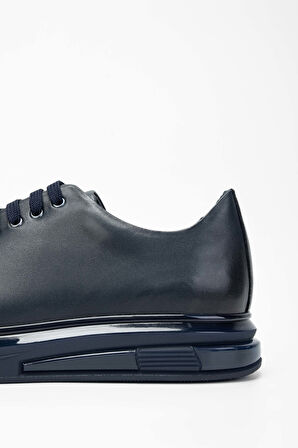 Tamer Tanca Erkek Hakiki Deri Lacivert Sneakers & Spor Ayakkabı 698 1089-5 ERK AYK SK23/24 LACIVERT