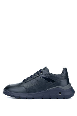 Tamer Tanca Erkek Hakiki Deri Lacivert Sneakers & Spor Ayakkabı 698 1084-7 ERK AYK SK23/24 LACIVERT