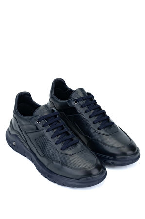 Tamer Tanca Erkek Hakiki Deri Lacivert Sneakers & Spor Ayakkabı 698 1084-7 ERK AYK SK23/24 LACIVERT