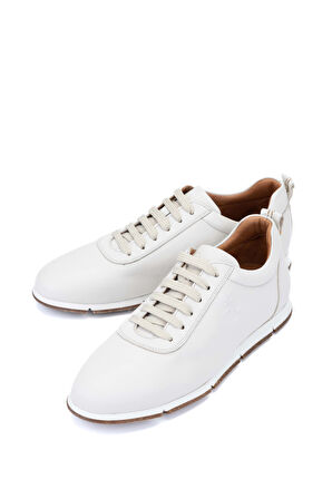 Tamer Tanca Erkek Hakiki Deri Bej Casual Ayakkabı 128 241339 ERK AYK Y24 BEJ DR