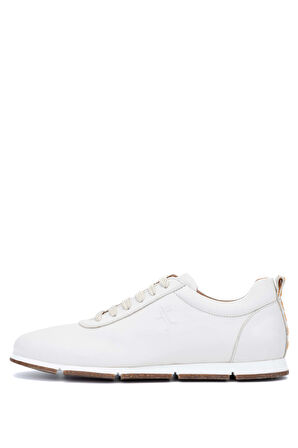 Tamer Tanca Erkek Hakiki Deri Bej Casual Ayakkabı 128 241339 ERK AYK Y24 BEJ DR