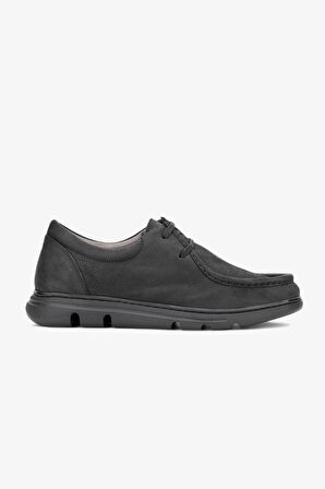 Valmenti Agatho Erkek Siyah Nubuk Hakiki Deri Sneakers & Spor Ayakkabı 128 243210 ERK AYK Y24