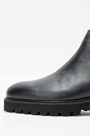 Tamer Tanca Erkek Hakiki Deri Siyah Casual Bot 537 2399 ERK BOT SK23/24 SIYAH