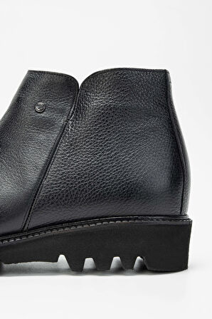 Tamer Tanca Erkek Hakiki Deri Siyah Casual Bot 537 2399 ERK BOT SK23/24 SIYAH