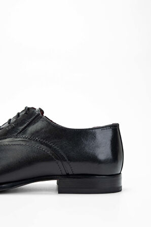 Tamer Tanca Erkek Hakiki Deri Siyah Klasik Ayakkabı 537 3389 ERK AYK SK23/24 SIYAH