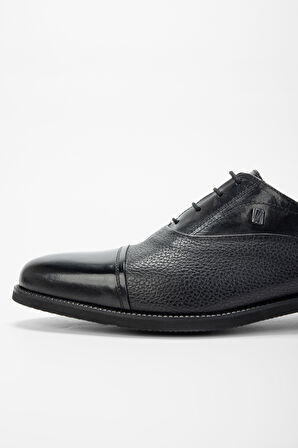 Valmenti BroborusErkek Siyah Bfl/syh Hakiki Deri Klasik Ayakkabı 537 3387 ERK AYK SK23/24