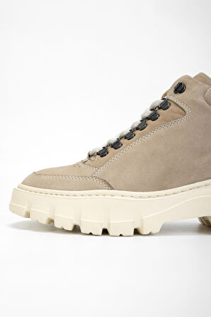 Valmenti AlanzoErkek Bej Nubuk Deri Casual Bot 381 19677 ERK BOT SK23/24