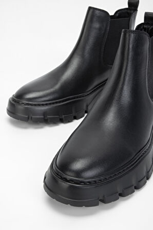 Valmenti AegisErkek Siyah Hakiki Deri Casual Bot 381 19673 ERK BOT SK23/24