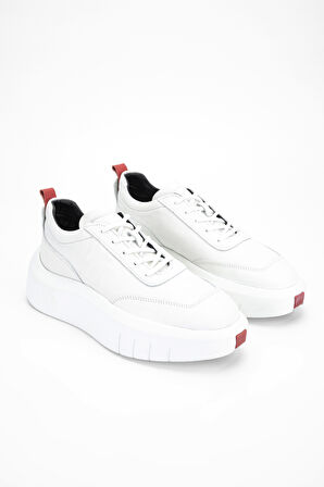 Valmenti CarlaErkek Beyaz Hakiki Deri Sneakers & Spor Ayakkabı 381 19551 ERK AYK Y24