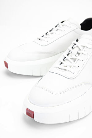 Valmenti CarlaErkek Beyaz Hakiki Deri Sneakers & Spor Ayakkabı 381 19551 ERK AYK Y24