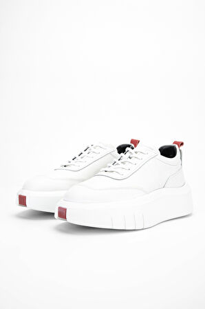 Valmenti CarlaErkek Beyaz Hakiki Deri Sneakers & Spor Ayakkabı 381 19551 ERK AYK Y24