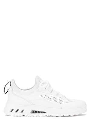 Tamer Tanca Erkek Hakiki Deri Beyaz Sneakers & Spor Ayakkabı 381 19463 ERK AYK Y24 BEYAZ