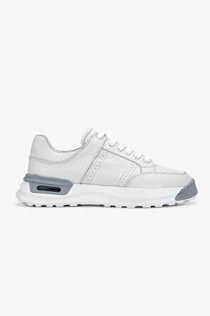 Valmenti Sneak Erkek Beyaz Hakiki Deri Sneakers & Spor Ayakkabı 381 19472 ERK AYK Y24
