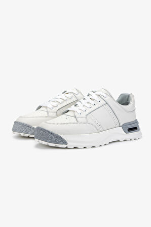Valmenti Sneak Erkek Beyaz Hakiki Deri Sneakers & Spor Ayakkabı 381 19472 ERK AYK Y24
