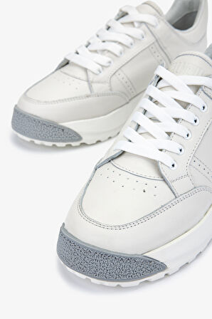 Valmenti Sneak Erkek Beyaz Hakiki Deri Sneakers & Spor Ayakkabı 381 19472 ERK AYK Y24