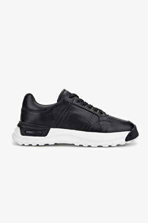 Valmenti Sneak Erkek Siyah Hakiki Deri Sneakers & Spor Ayakkabı 381 19472 ERK AYK Y24