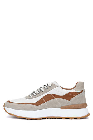 Tamer Tanca Erkek Hakiki Deri Taba Sneakers & Spor Ayakkabı 381 19154 ERK AYK Y24 TABA