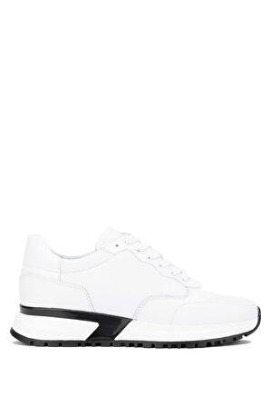 Tamer Tanca Erkek Hakiki Deri Beyaz Sneakers & Spor Ayakkabı 381 19493 ERK AYK Y24 BEYAZ
