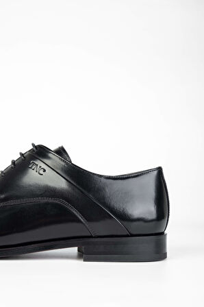 Tamer Tanca Erkek Hakiki Deri Siyah Deri Klasik Ayakkabı 1016 822 ERK AYK Y24 SIYAH DR