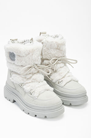 Effetre Kadın DERI/KURK Buz Beyazı Kar Botu 516 8715-V BN BOT SK23/24 GHIACCIO