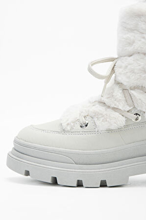 Effetre Kadın DERI/KURK Buz Beyazı Kar Botu 516 8715-V BN BOT SK23/24 GHIACCIO