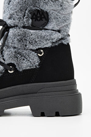 Effetre Kadın DERI/KURK Gri Melanj Kar Botu 516 8715-V BN BOT SK23/24 GRIGIO MELANGE