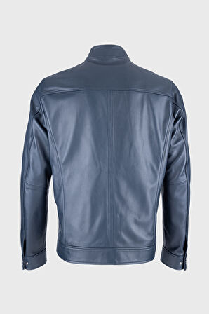 Valmenti Erkek Lacivert Hakiki Deri Deri Mont 571 SMR 767  ERK DR MONT SK23/24