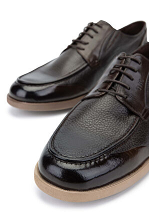 Tamer Tanca Erkek Hakiki Deri Casual Ayakkabı 537 3391 ERK AYK Y24 KHV FLTR/BFL