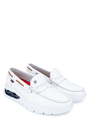 Callaghan Erkek Hakiki Deri Beyaz Casual Ayakkabı 618 47501 ERK AYK Y22 BLANCO