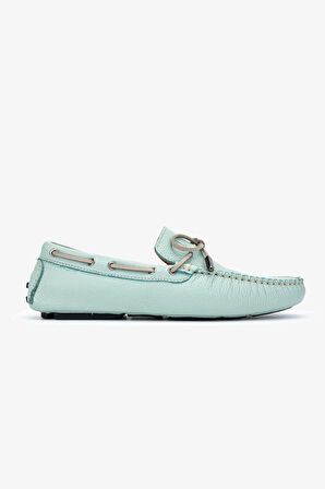 Valmenti Veronique Erkek Turkuaz Hakiki Deri Loafer Ayakkabı 355 14351 ERK AYK Y24