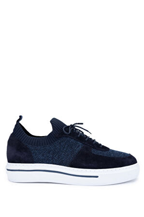 Tamer Tanca Erkek Deri & Tekstil Lacivert Sneakers & Spor Ayakkabı 698 1094-3 ERK AYK Y24 LACI TRK