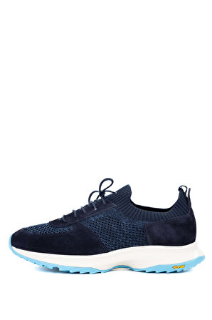 Tamer Tanca Erkek Deri & Tekstil Lacivert Sneakers & Spor Ayakkabı 698 1090-2 ERK AYK Y24 LACI TRK