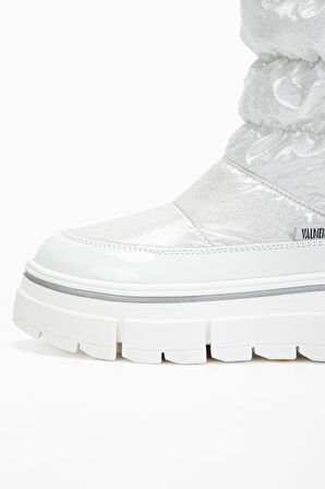 Valmenti Abriana Kadın Beyaz parıltı Deri & Tekstil Kar Botu 1020 1725-VAL BN BOT SK23/24