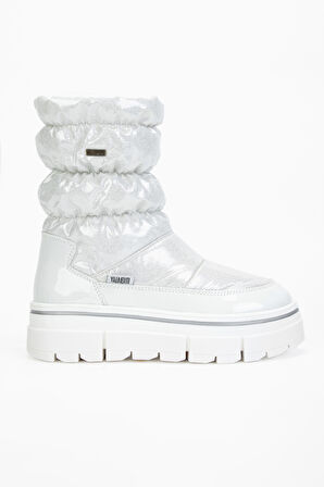 Valmenti Abriana Kadın Beyaz parıltı Deri & Tekstil Kar Botu 1020 1725-VAL BN BOT SK23/24