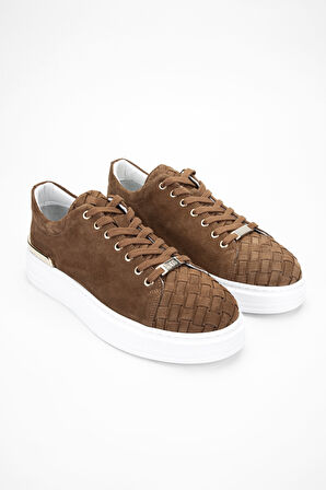 Valmenti AlettaErkek Taba Süet Hakiki Deri Sneakers & Spor Ayakkabı 352 20235 ERK AYK Y24