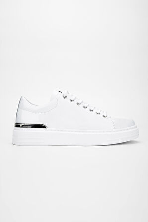 Valmenti AgatheErkek Beyaz Rugan Deri Sneakers & Spor Ayakkabı 352 20266 ERK AYK Y24