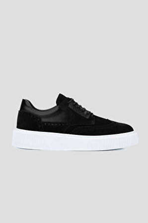 Valmenti AlettaErkek Siyah Süet Hakiki Deri Sneakers & Spor Ayakkabı 352 20336 ERK AYK Y24