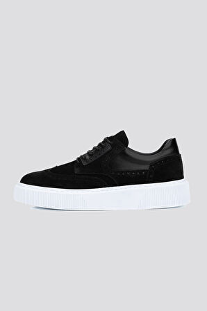 Valmenti AlettaErkek Siyah Süet Hakiki Deri Sneakers & Spor Ayakkabı 352 20336 ERK AYK Y24