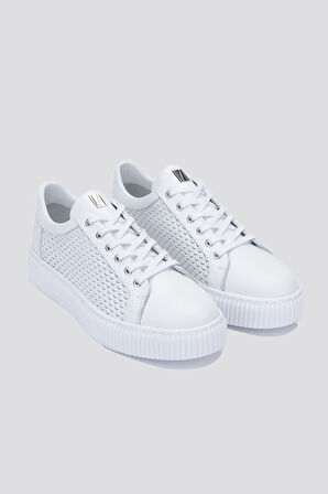 Valmenti AgatheErkek Beyaz Hakiki Deri Sneakers & Spor Ayakkabı 352 20440 ERK AYK Y24