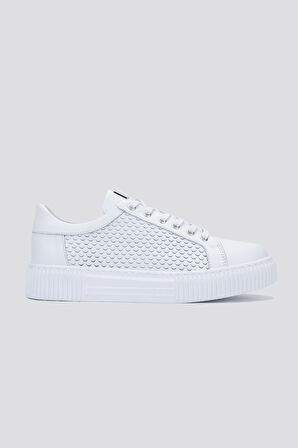 Valmenti AgatheErkek Beyaz Hakiki Deri Sneakers & Spor Ayakkabı 352 20440 ERK AYK Y24